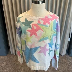 Hannah Banana rhinestone star sweater